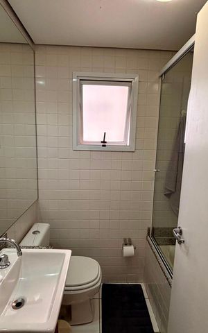 Apartamento à venda com 71m², 2 quartos e 2 vagas Apartamento à venda com 71m², 2 quartos e 2 vagasBanheiro social