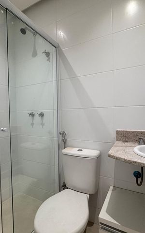 Apartamento para alugar com 80m², 3 quartos e 2 vagas Apartamento para alugar com 80m², 3 quartos e 2 vagasBanheiro Social
