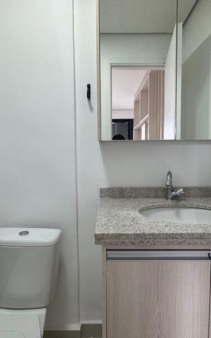Apartamento para alugar com 39m², 1 quarto e 1 vaga Apartamento para alugar com 39m², 1 quarto e 1 vagaBanheiro da Suíte