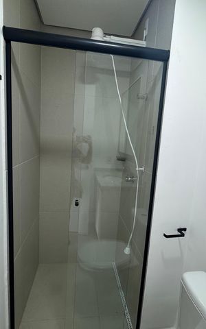 Apartamento para alugar com 39m², 1 quarto e 1 vaga Apartamento para alugar com 39m², 1 quarto e 1 vagaBanheiro da Suíte