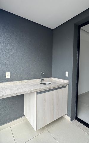 Apartamento para alugar com 39m², 1 quarto e 1 vaga Apartamento para alugar com 39m², 1 quarto e 1 vagaVaranda gourmet
