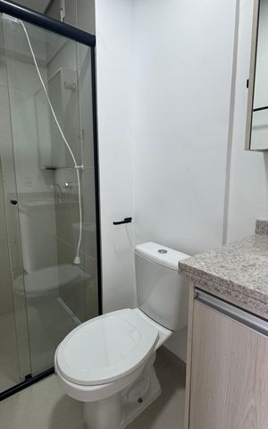 Apartamento para alugar com 39m², 1 quarto e 1 vaga Apartamento para alugar com 39m², 1 quarto e 1 vagaBanheiro da Suíte