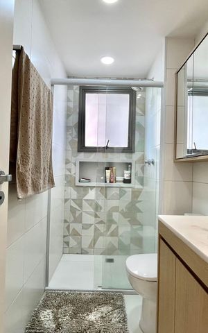 Apartamento à venda com 67m², 2 quartos e 1 vagaBanheiro da Suíte