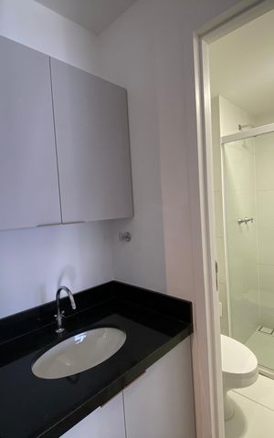 Apartamento à venda com 45m², 1 quarto e 1 vaga Apartamento à venda com 45m², 1 quarto e 1 vagaBanheiro