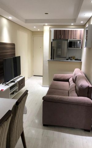 Apartamento à venda com 47m², 2 quartos e 1 vaga Apartamento à venda com 47m², 2 quartos e 1 vagaSala