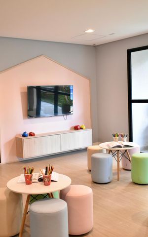 Apartamento à venda com 50m², 2 quartos e 1 vagaÁrea comum - Salão de festas infantil