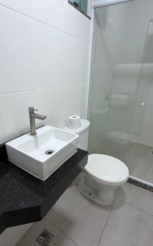 Studio para alugar com 40m², 1 quarto e sem vaga Studio para alugar com 40m², 1 quarto e sem vagaBanheiro