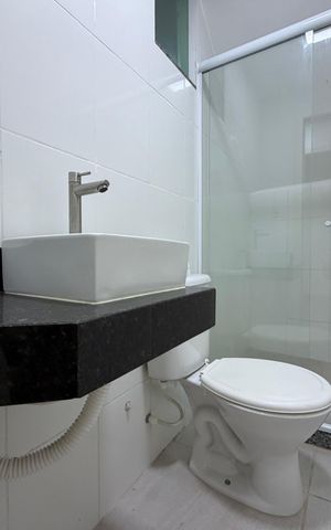 Studio para alugar com 40m², 1 quarto e sem vaga Studio para alugar com 40m², 1 quarto e sem vagaBanheiro