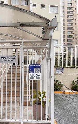 Apartamento para alugar com 60m², 2 quartos e 1 vagaFachada + plaquinha