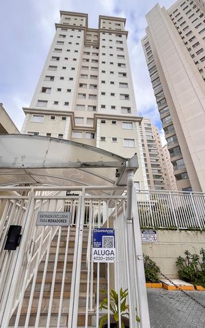 Apartamento para alugar com 60m², 2 quartos e 1 vagaFachada + plaquinha