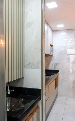 Apartamento para alugar com 60m², 2 quartos e 1 vagaÁrea de serviço