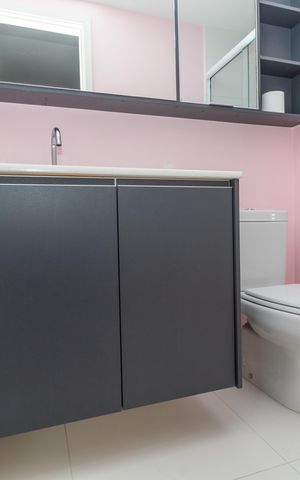 Apartamento para alugar com 62m², 2 quartos e 2 vagas Apartamento para alugar com 62m², 2 quartos e 2 vagasBanheiro da Suíte