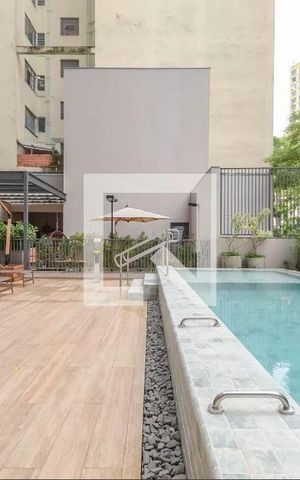 Apartamento à venda com 39m², 1 quarto e sem vaga Apartamento à venda com 39m², 1 quarto e sem vagaÁrea comum - Piscina