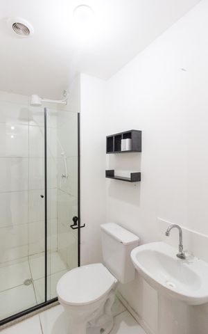 Apartamento para alugar com 32m², 2 quartos e sem vagaBanheiro