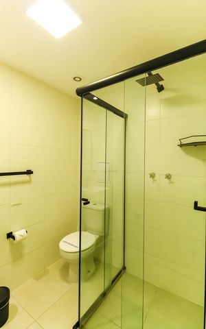 Studio para alugar com 30m², 1 quarto e sem vaga Studio para alugar com 30m², 1 quarto e sem vagaBanheiro
