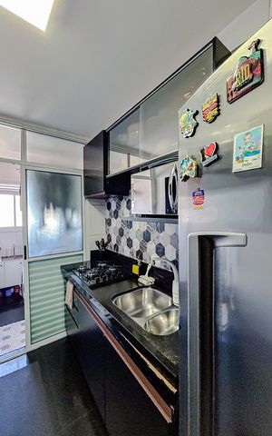 Apartamento à venda com 72m², 3 quartos e 2 vagasCozinha