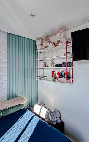 Apartamento à venda com 72m², 3 quartos e 2 vagasQuarto 2