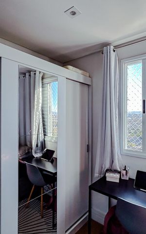 Apartamento à venda com 72m², 3 quartos e 2 vagasQuarto 2