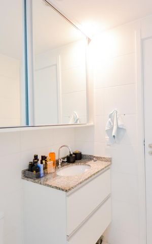 Apartamento à venda com 75m², 3 quartos e 2 vagasBanheiro Social