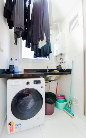 Apartamento à venda com 75m², 3 quartos e 2 vagasCozinha e Área de Serviço
