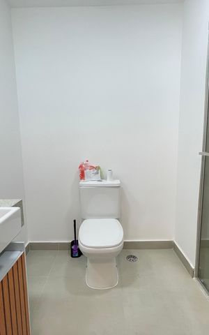Studio para alugar com 25m², 1 quarto e sem vaga Studio para alugar com 25m², 1 quarto e sem vagaBanheiro