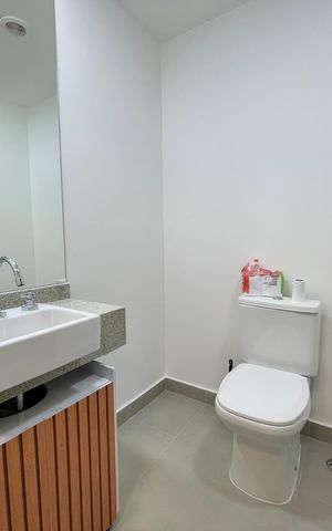 Studio para alugar com 25m², 1 quarto e sem vaga Studio para alugar com 25m², 1 quarto e sem vagaBanheiro