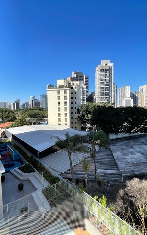 Studio para alugar com 25m², 1 quarto e sem vaga Studio para alugar com 25m², 1 quarto e sem vagaVista da Varanda