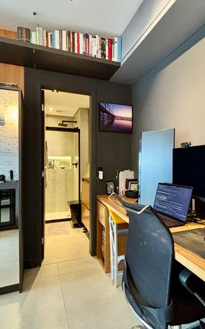 Studio à venda com 34m², 1 quarto e 2 vagas