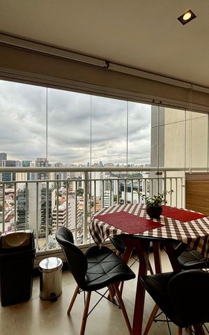 Studio à venda com 34m², 1 quarto e 2 vagas