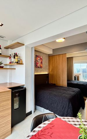 Studio à venda com 34m², 1 quarto e 2 vagas