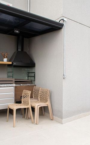 Studio para alugar com 31m², 1 quarto e sem vaga Studio para alugar com 31m², 1 quarto e sem vagaÁrea comum - Churrasqueira