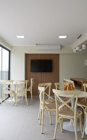 Studio para alugar com 31m², 1 quarto e sem vaga Studio para alugar com 31m², 1 quarto e sem vagaÁrea comum - Salão de festas