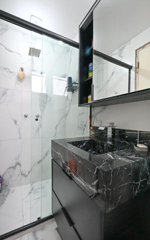 Apartamento à venda com 61m², 2 quartos e 1 vagaBanheiro Suíte 