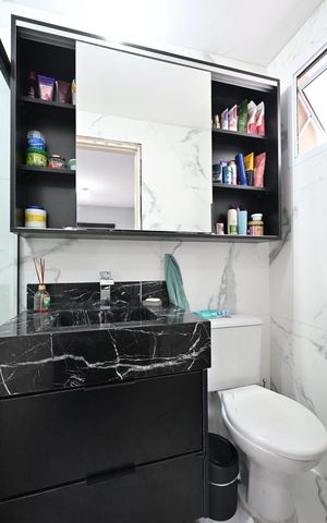 Apartamento à venda com 61m², 2 quartos e 1 vagaBanheiro Suíte 
