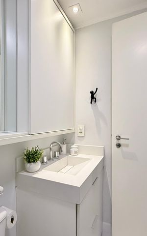 Apartamento à venda com 77m², 2 quartos e 2 vagas Apartamento à venda com 77m², 2 quartos e 2 vagasBanheiro Social