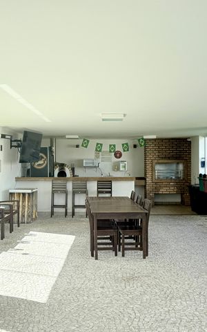 Apartamento à venda com 77m², 2 quartos e 2 vagas Apartamento à venda com 77m², 2 quartos e 2 vagasChurrasqueira