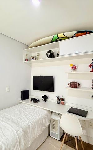 Apartamento à venda com 77m², 2 quartos e 2 vagas Apartamento à venda com 77m², 2 quartos e 2 vagasQuarto 2
