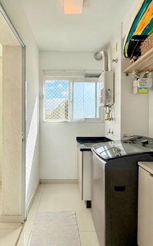 Apartamento à venda com 77m², 2 quartos e 2 vagas Apartamento à venda com 77m², 2 quartos e 2 vagasÁrea de Serviço