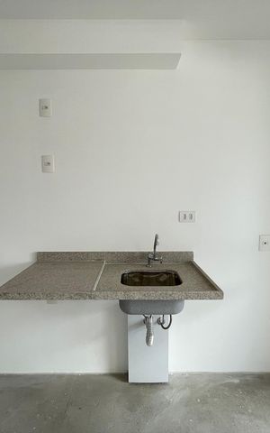Apartamento à venda com 26m², 1 quarto e sem vaga Apartamento à venda com 26m², 1 quarto e sem vagaStudio/Cozinha