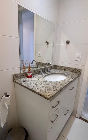 Apartamento para alugar com 96m², 3 quartos e 2 vagas Apartamento para alugar com 96m², 3 quartos e 2 vagasBanheiro