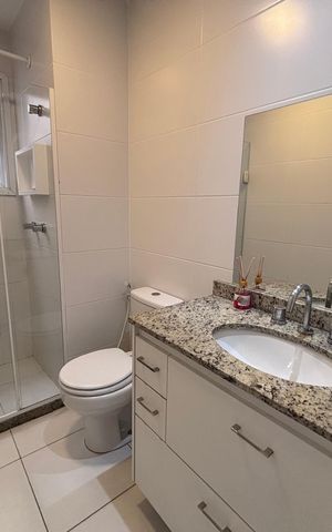 Apartamento para alugar com 96m², 3 quartos e 2 vagas Apartamento para alugar com 96m², 3 quartos e 2 vagasBanheiro
