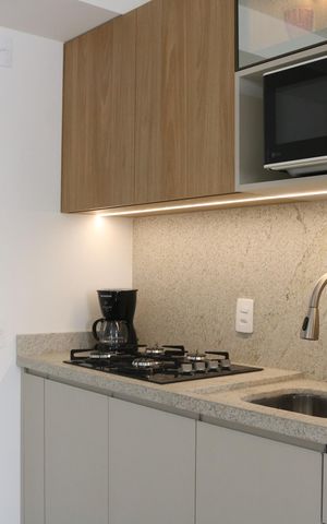 Apartamento para alugar com 25m², 1 quarto e sem vagaCozinha e Área de Serviço