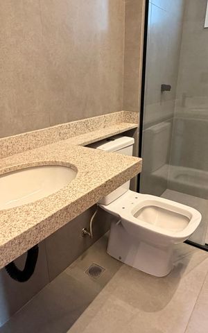 Apartamento para alugar com 70m², 2 quartos e 1 vagaBanheiro da Suíte 1