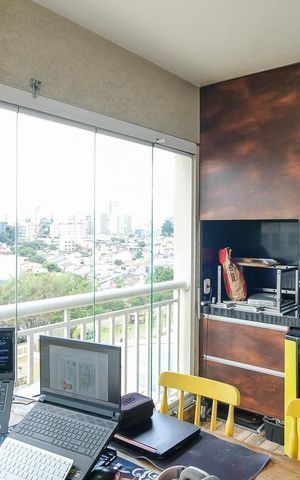 Apartamento à venda com 97m², 3 quartos e 2 vagasVaranda gourmet