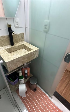 Apartamento à venda com 48m², 2 quartos e 1 vaga Apartamento à venda com 48m², 2 quartos e 1 vagaBanheiro