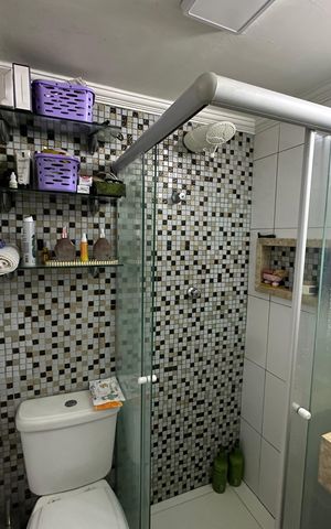 Apartamento à venda com 48m², 2 quartos e 1 vaga Apartamento à venda com 48m², 2 quartos e 1 vagaBanheiro