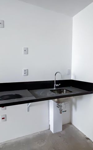 Studio à venda com 26m², 1 quarto e sem vaga