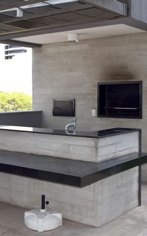 Apartamento à venda com 71m², 1 quarto e 1 vagaChurrasqueira