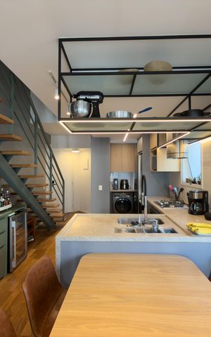 Apartamento à venda com 84m², 1 quarto e 2 vagas Apartamento à venda com 84m², 1 quarto e 2 vagasSala/cozinha