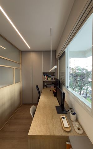 Apartamento à venda com 84m², 1 quarto e 2 vagas Apartamento à venda com 84m², 1 quarto e 2 vagasEscritório